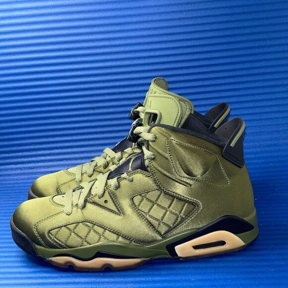 Size 9.5- Men’s Nike Air Jordan 6 Retro Pinnacle Promo Flight AH4614-303 RARE - Picture 2 of 8